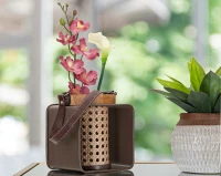 Mauro Ferretti LANTERNA FIER-RATTAN CM 16X13X20(m-6)