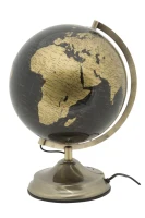 Mauro Ferretti GLOBUL MONDIAL BRONZ CU LUMINA CM Ø 25X38(m-1)