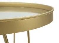 Mauro Ferretti Suport Tava Glam Gold/Oglinda Cm Ø 36,5X22(m-6)