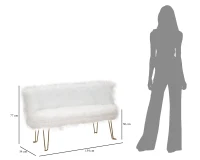 Mauro Ferretti CANAPEA HACIL ALBA CM 134X54X77(m-10)