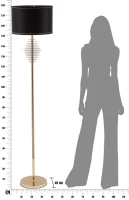 Mauro Ferretti LAMPĂ DE PODEA ROTUNDĂ GLAM CM Ø 40X180(m-8)