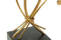 Mauro Ferretti SUPORT LUMANARE GLAM IRIS CM 29X12,5X44(m-6)