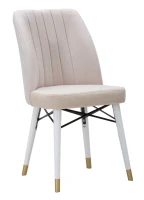Mauro Ferretti SET SCAUNE BELLA CREM 2BUC CM 50X49X92,5(m-1)