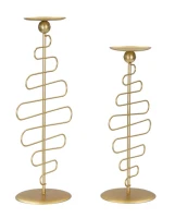 Mauro Ferretti PERECHE DE SUPORT LUMANARE ALID CM 25X16X51 - 20X16X43(m-2)