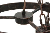 Mauro Ferretti CANDELABRU IN STIL INDUSTRIAL 3 LUMINI CM Ø 54X104(m-9)