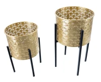 Mauro Ferretti Set Suport De Flori Pot Glass -A- Cm Ø 21X38-19X28(m-2)