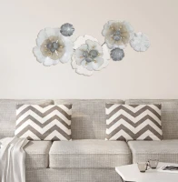 Mauro Ferretti Panou De Fier Cu Flori Cm 116,5X8X58(m-10)