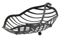 Mauro Ferretti Pereche Cosuri De Depozitare Forma De Frunza Negru Cm 61X25X7,5-55X20X7,5(m-5)