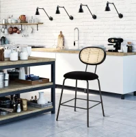 Mauro Ferretti OSAKA TABURET DE BAR CM 47X57X98(m-8)