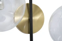 Mauro Ferretti LAMPA DE PERETE FIER NEGRU CM 36x24x45(m-3)