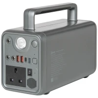 Outsunny Portable Power Station, 230.4Wh/72000mAh, Three Charging Modes Pure Sine-Wave Battery Backup(m-11)