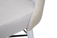 Mauro Ferretti Scaun Mimoza Crem Set 2Buc Cm 40X65X99(m-8)