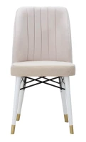 Mauro Ferretti SET SCAUNE BELLA CREM 2BUC CM 50X49X92,5(m-2)