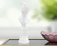 Mauro Ferretti SCULPTURA FEMEIE CU PIEDESTAL CM 11X10,5X35,5(m-6)