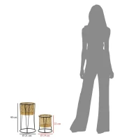 Mauro Ferretti SET SUPORT DE FLORI -A- CM Ø 21X40-19X22(m-6)