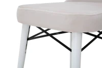 Mauro Ferretti Scaun Mimoza Crem Set 2Buc Cm 40X65X99(m-9)