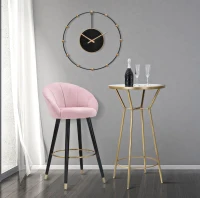 Mauro Ferretti Taburet De Bar Praga Roz Cm 55X56X104(m-9)