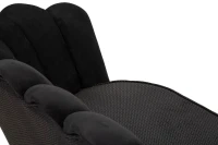 Mauro Ferretti CANAPEA VIENNA PLUS NEGRA CM 136X76X78(m-8)