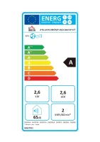 HOMCOM Ar Condicionado Portátil 9000BTU 1010W Refrigerador Ventoinha Desumidificadorc om Ecrã LED  e Temporizador 35,3x35x72,5 cm Branco(m-9)