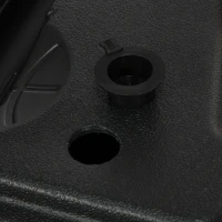 ZONEKIZ Basketballständer für Kinder 6+ Jahre, elektronische Punkteanzeige, 115-165 cm Korbhöhe, befüllbare Basis, rot(m-9)