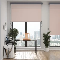 Outsunny Toldo Vertical Enrolável 140x250 cm com Manivela Proteção UV para Interior Exterior Varanda  Creme(m-2)