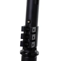 HOMCOM Pro stuntstep, step, freestyle trucs, met 100 mm PU-wielen, voor kinderen en volwassenen, aluminium, zwart(m-7)