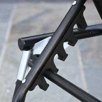 Outsunny Gartenliege Alu Sonnenliege mit Dach Stoffliege Relaxliege 5-fach verstellbar faltbar ergonomisch Texteline Dunkelgrau 164 x 66 x 84,5 cm(m-9)