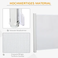 PawHut Bramka ochronna dla psa, metalowa barierka zabezpieczająca(m-6)