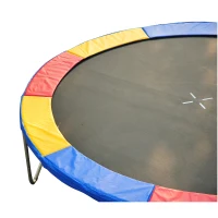 HOMCOM Cubierta de Protección Acolchada para Cama Elástica Borde de Seguridad para Trampolines con Diámetro Ø244 cm Multicolor(m-7)