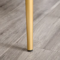 HOMCOM Scaune Moderne și Capitonate, Set din 2 Piese pentru Salon, Sufragerie, Bucătarie sau Zona de Servit Masa, 50x56.5x85 cm, Verde(m-9)