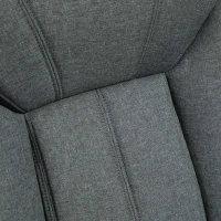 Vinsetto bureaustoel met kantelfunctie, in hoogte verstelbare bureaustoel, draaistoel met nylon rugleuning, grijs 65 x 78 x 110-120 cm(m-9)