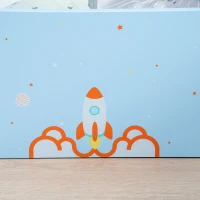 ZONEKIZ 2 en 1 Banco Infantil con Baúl de Almacenamiento para Niños de +18 Meses Carga 50 kg 60x30x50 cm Azul(m-9)