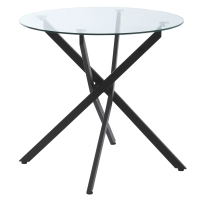 HOMCOM bijzettafel 80 cm x 80 cm x 75 m