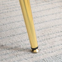 Homcom Fotoliu Vintage Design – Catifea Galbena pentru Living sau Dormitor(m-8)