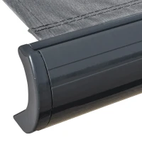 Markiza elektryczna z korbką ręczną Markiza z ramieniem przegubowym Ochrona przed słońcem Balkon 4 x 3 m(m-4)