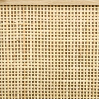 HOMCOM Cassettiera 4 Cassetti in Truciolato e Rattan per Soggiorno e Camera da Letto, 80x38x80 cm(m-7)