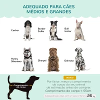 PawHut Sofá para Cães Médios Sofá Cama para Animais de Estimação Estofado em Veludo com Pés de Madeira 98,5x60,5x35,5 cm Verde(m-4)