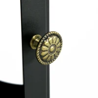 HOMCOM Freestanding Ethanol Fireplace, Steel Bioethanol Fireplace with Stainless Steel Flame Snuffer, 1.2L Tank, 3 Hours Burning Time for Indoor, Black(m-7)