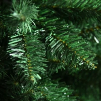 HOMCOM Sapin de Noël artificiel 305 branches avec pied croix acier amovible Ø 85 x 120H cm vert(m-8)