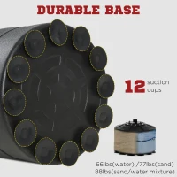 SPORTNOW Adjustable Speed Bag, Boxing Bag, with Stand, Reflex Bar, Punching Pad, Black(m-6)