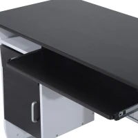 HOMCOM Birou pentru PC cu Sertare in Lemn, 100x52x75cm, Maro(m-7)