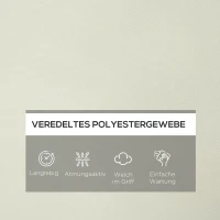 Outsunny Ligbedkussen, ligstoelkussen, buitenligbedkussen, waterafstotend, Grijs(m-4)