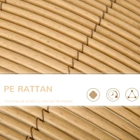 PawHut Casuţa pentru Pisici Coş pentru Pisici Adulte pana la 5 kg din Rachita Maro Deschis(m-6)