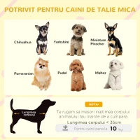 PawHut Cușcă pentru Câini Impermeabilă pentru Extern din Lemn de Brad, 82x58x58cm(m-7)