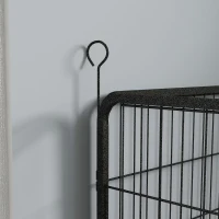 PawHut Heavy Duty Dog Playpen, 4 Panel Puppy Pen, Foldable Dog Kennel Both Indoor Outdoor Use Collapsible Design 82L x 82W x 60H (cm)(m-8)