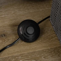 HOMCOM Lampa stojąca, retro lampa podłogowa, 40 W lampa stojąca z oprawką E27, metal(m-8)