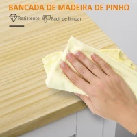 HOMCOM Carrinho de Cozinha com Rodas Carrinho de Serviço com 3 Gavetas 3 Prateleiras Abertas e Bandeja Removível para Sala de Jantar Carga Máxima 40kg 67x37x84cm Branco(m-6)