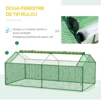 Outsunny Sera Mica 2 Niveluri – Balcon/Gradina, Cu PE Transparent(m-5)