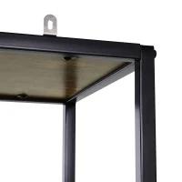 HOMCOM® boekenrek, archiefrek, stabiel, spaanplaat bruin 82 x 33,5 x 175 cm | Aosom.de(m-9)