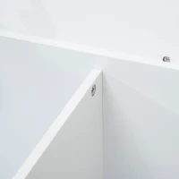 PawHut Katzenklo Katzenschrank mit Stauraum Klappdeckel Weiß 74 x 52 x 55cm(m-8)